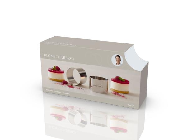 Bitz Blomsterbergs Pastry Ring Dia. 9 X 5 Cm 2 Pcs Steel
