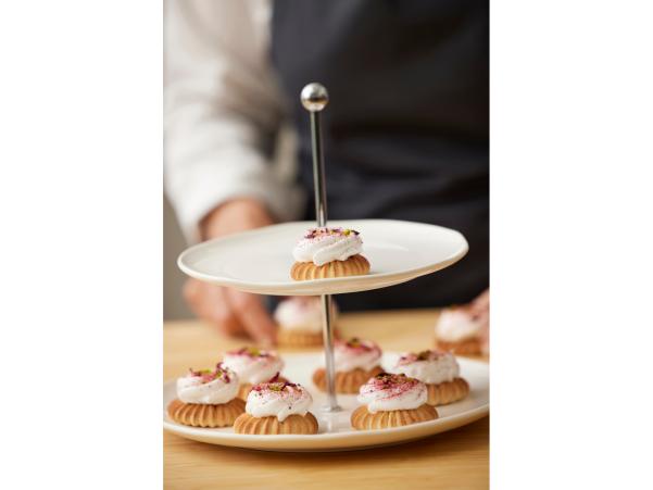Bitz Blomsterbergs Two-tier Cake Stand Dia. 20 + 27 Cm