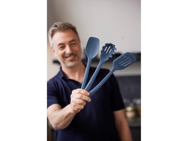 Bitz By Tareq Taylor Annie Cooking Spoon 33 X 6.5 X 2.5 Cm Indigo