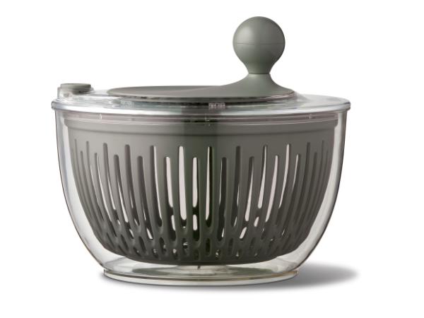 bitz By Tareq Taylor Harvest Salad spinner 24 5 x 24 5 x 21 cm 5 liter Forest green
