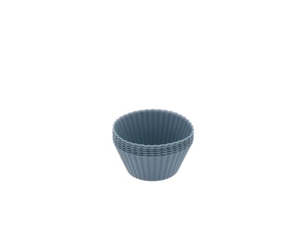 Bitz By Tareq Taylor Pecan Muffin Mould Dia 7 X 3.2 Cm 6 Pcs Indigo