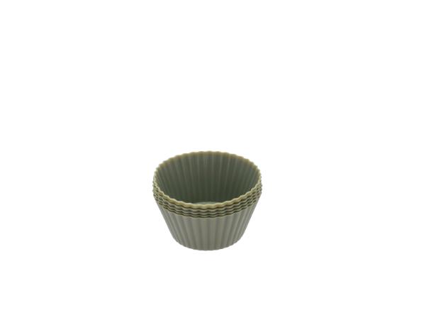 Bitz By Tareq Taylor Pecan Muffin Mould Dia 7 X 3.2 Cm 6 Pcs Forest Green