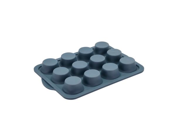 Bitz By Tareq Taylor Pecan Muffin Pan For 12 Pcs. 33 X 24 X 4.3 Cm Indigo