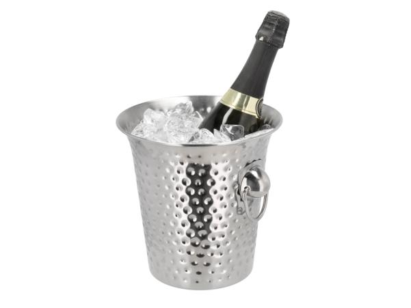 Bitz Funktion Champagne/Wine Cooler Dia 20 7 X 20 5 Cm 4 Liter Silver Metallic