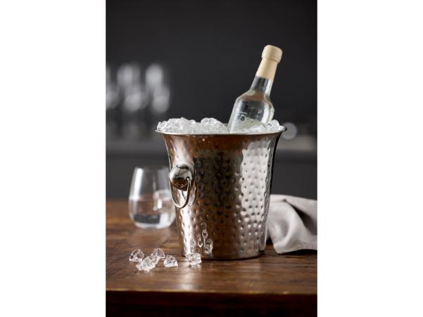 Bitz Funktion Champagne/Wine Cooler Dia 20 7 X 20 5 Cm 4 Liter Silver Metallic
