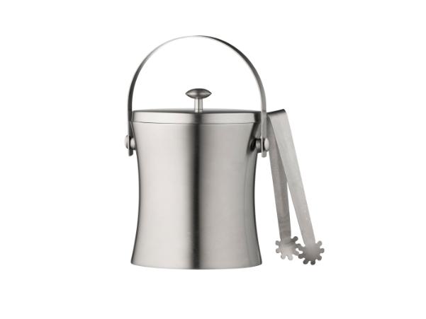 Bitz Funktion Ice Bucket W/ Tongs Dia 12 2 X 16 3 Cm