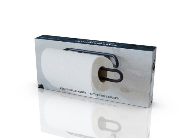 Bitz Funktion Kitchen Roll Holder 31 0 X 13 5 Cm Black