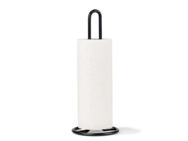 Bitz Funktion Table Kitchen Roll Holder Dia. 12 5 X 32 5 Cm Black