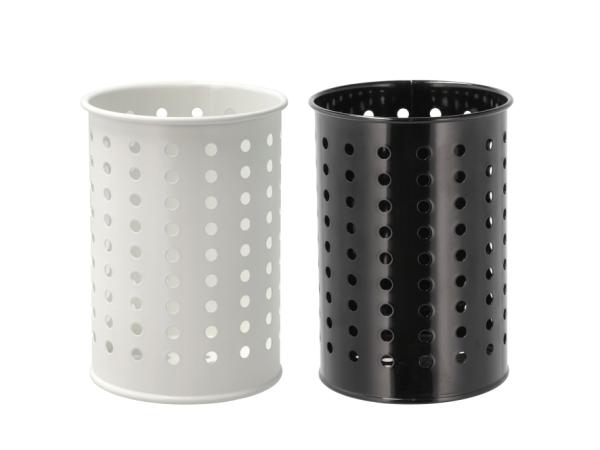 bitz Funktion Utensil holder Dia 11.5 x 16.5 cm Ass. Black/White