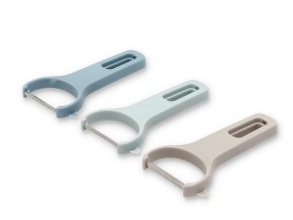 Bitz Funktion Y-peeler Set 13 X 7 3 X 3 7 Cm 3 Pcs Blue/Light Blue/Grey