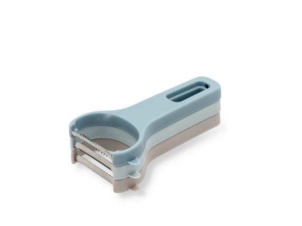 bitz Funktion Y-peeler set 13 x 7 3 x 3 7 cm 3 pcs Blue/Light blue/Grey