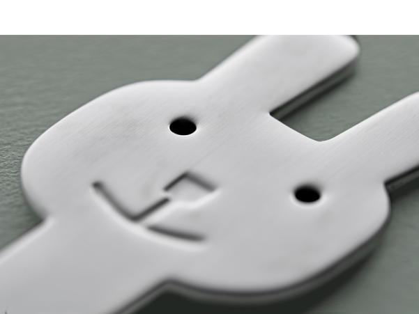 Bitz Gense Animal Friends Children's Cutlery 4 Parts Matte Steel