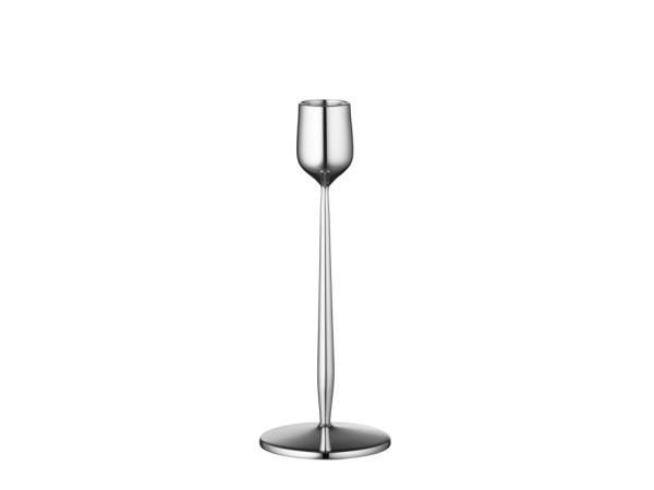 bitz Gense Dorotea Candlestick Dia 7 x 18 cm Polished steel