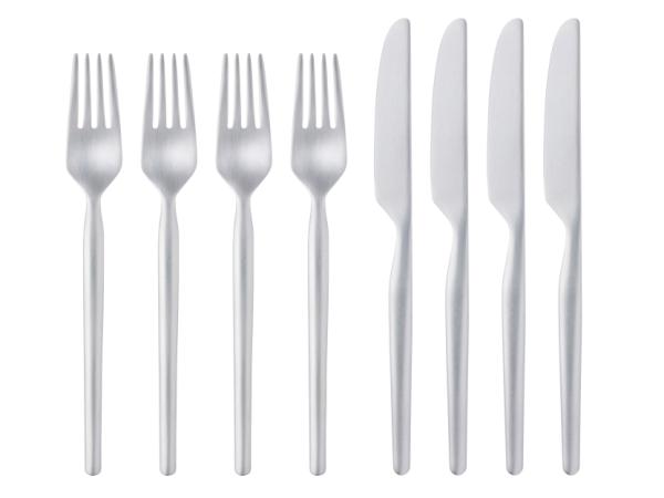 bitz Gense Dorotea Lunch set of cutlery 8 parts Matte steel