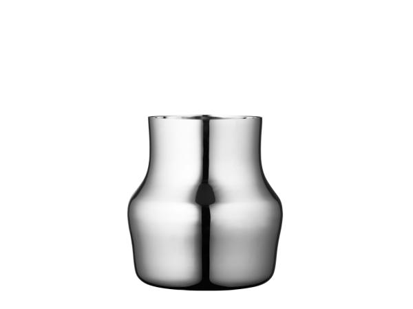 bitz Gense Dorotea Vase Dia 18 x 19 5 cm Polished steel