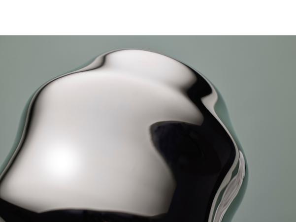 Bitz Gense Dorotea Vase Dia 9 X 10 Cm Polished Steel