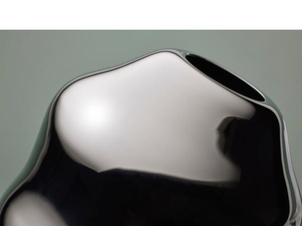 Bitz Gense Dorotea Vase Dia 9 X 10 Cm Polished Steel