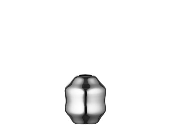 bitz Gense Dorotea Vase Dia 9 x 10 cm Polished steel