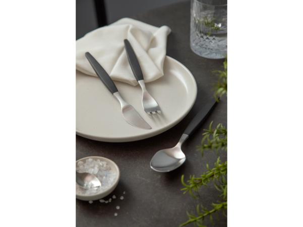 Bitz Gense Focus De Luxe Table Fork 20 Cm Black/matte Steel