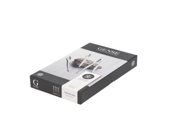 Bitz Gense Focus Steel Lobster Fork 20.6 Cm 4 Pcs Matte Steel