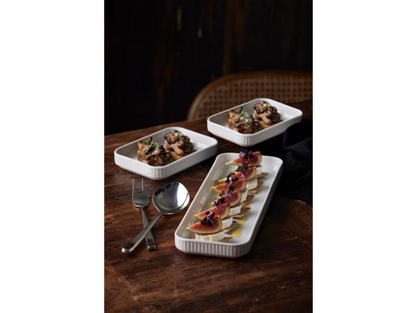 Bitz Gense Fuga Serving Spoon 22 5 Cm Matte/Polished Steel