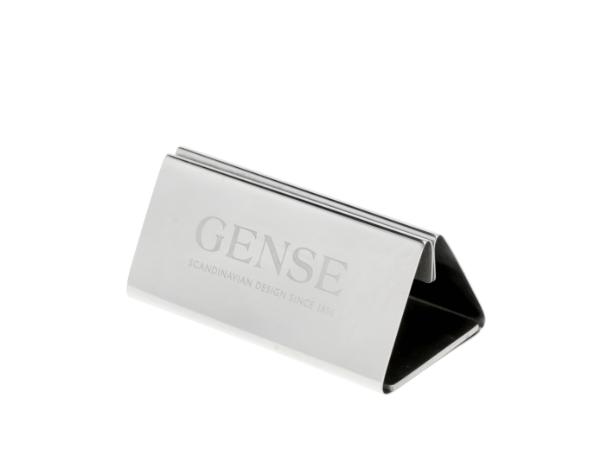 Bitz Gense Gense Logo Holder X 12.00 X 6.00 X 5.00 Cm Polished Steel