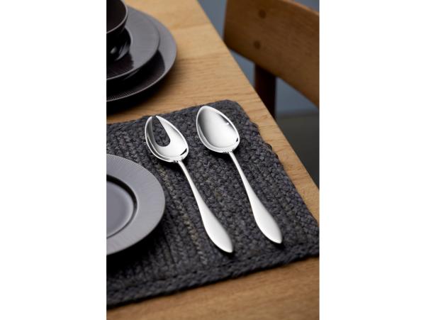 Bitz Gense Indra Salad Cutlery 27 6 Cm Polished Steel