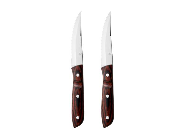 bitz Gense Old Farmer Classic Steak knife XL 23 5 cm 2 pcs Wood/Steel