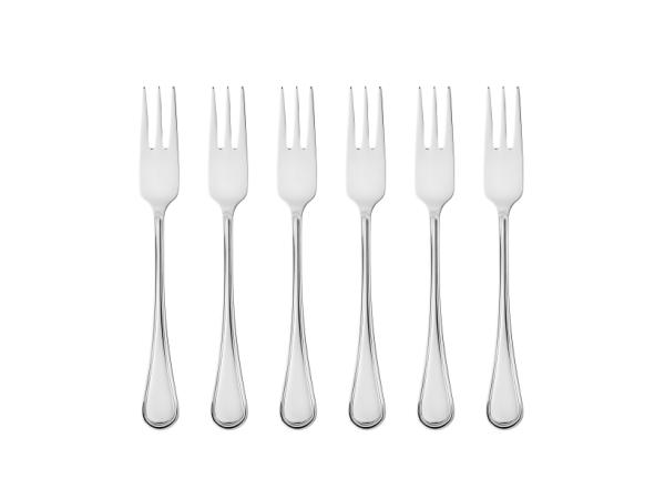 bitz Gense Oxford Cake fork 16 2 cm 6 pcs Polished steel