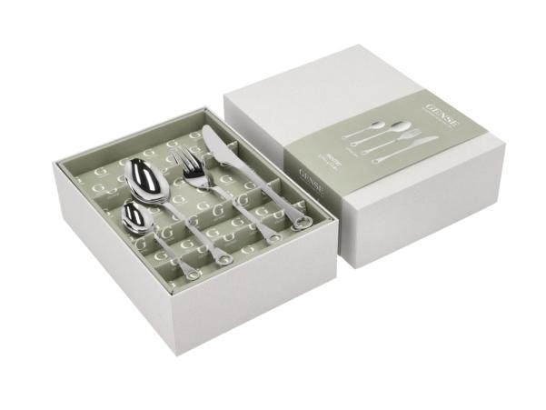 Bitz Gense Pantry Cutlery Set 16 Parts Matte/Polished Steel