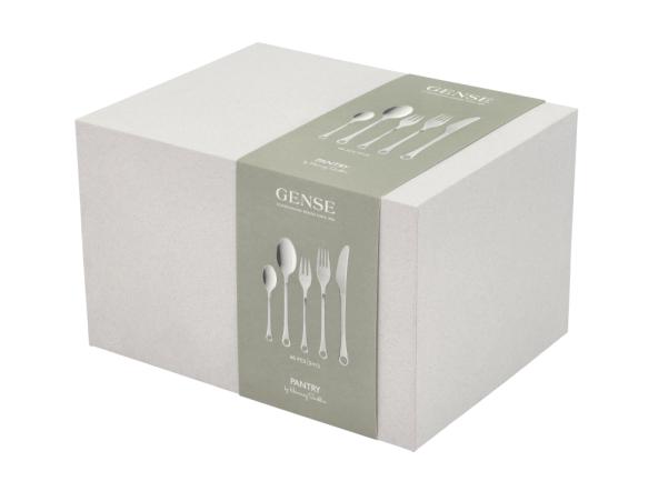 Bitz Gense Pantry Cutlery Set 60 Parts Matte/Polished Steel