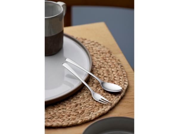 Bitz Gense Steel Line Cake Fork 16 Cm Polished Steel