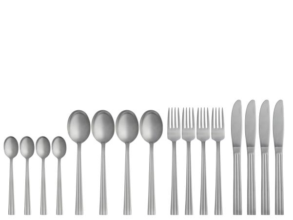 Bitz Gense Thebe Edition 2024 Cutlery Set 16 Parts Matte Steel