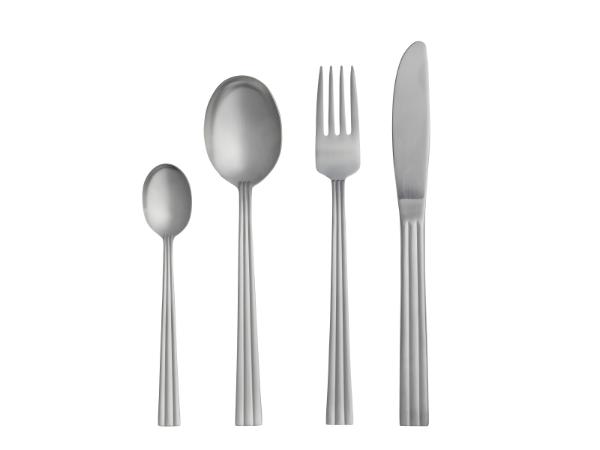 bitz Gense Thebe Edition 2024 Cutlery set 24 parts Matte steel