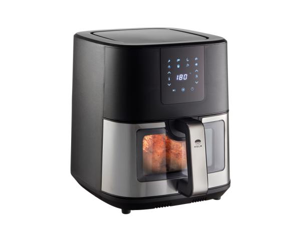 Bitz HOLM Air Fryer With Viewing Window 9 Liter 1700 Watt Black