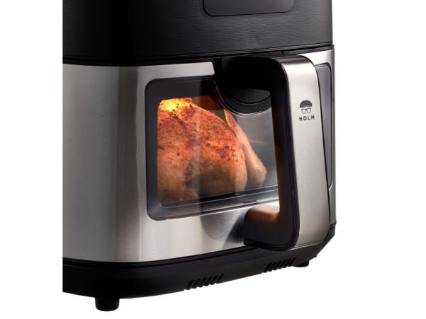 Bitz HOLM Air Fryer With Viewing Window 9 Liter 1700 Watt Black