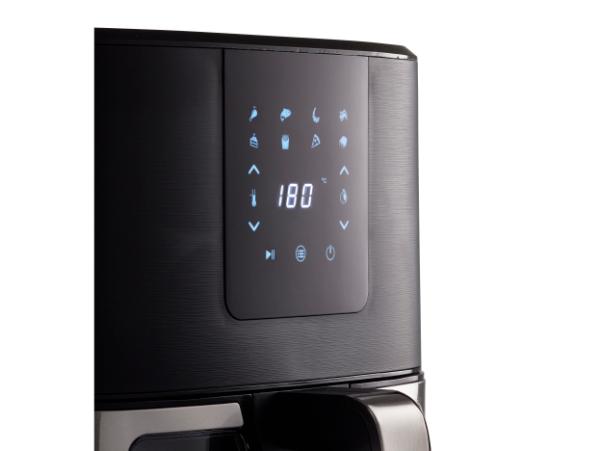 Bitz HOLM Air Fryer With Viewing Window 9 Liter 1700 Watt Black