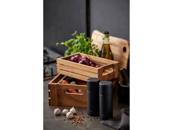 Bitz HOLM Salt And Pepper Grinder Set 15.2 Cm Black