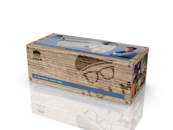 Bitz HOLM Sausage Press 21 X 10 X 7.5 Cm 18/8 Steel