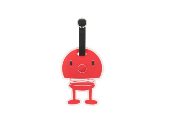 bitz Hoptimist Bag tag Hoptimist 10.5 x 8 x 0.7 cm Red