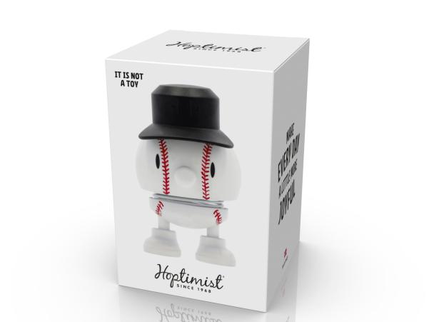 Bitz Hoptimist Baseball Bumble Hoptimist 4.5 X 5.8 X 7.6 Cm S White