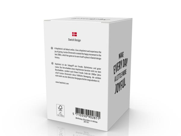 Bitz Hoptimist Birthday Bumble Hoptimist 6.7 X 5.9 X 9.5 Cm S White