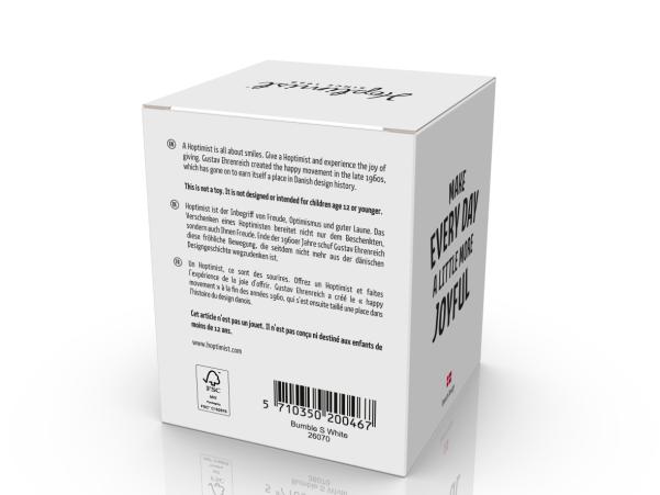 Bitz Hoptimist Bumble Hoptimist 4.5 X 5.8 X 7.6 Cm S White