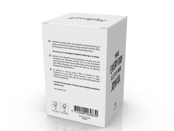 Bitz Hoptimist Bunny Hoptimist 7.5 X 5.8 X 9 Cm S Oak