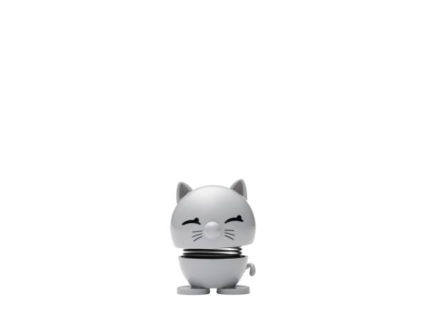 bitz Hoptimist Cat Hoptimist 5.5 x 5.9 x 7.3 cm Light Grey
