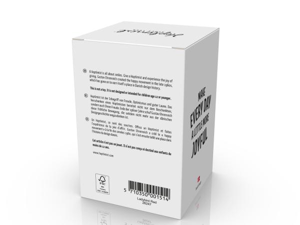 Bitz Hoptimist Ladybird Hoptimist 4.5 X 5.8 X 6.8 Cm Red