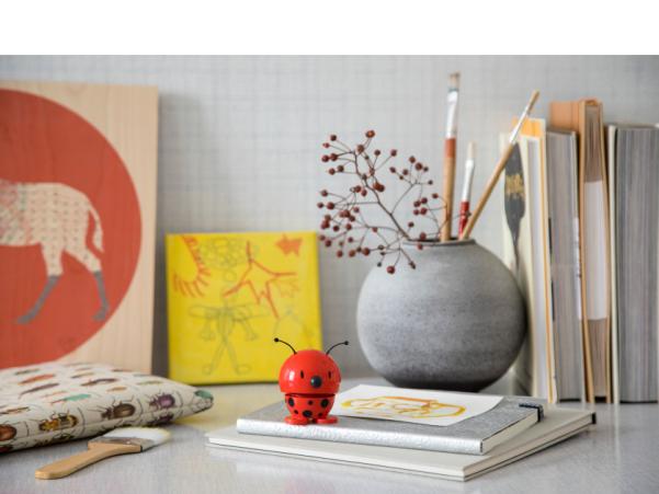 Bitz Hoptimist Ladybird Hoptimist 4.5 X 5.8 X 6.8 Cm Red