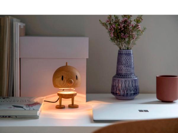 Bitz Hoptimist Lamp Hoptimist 10 X 10 X 15 Cm L Oak