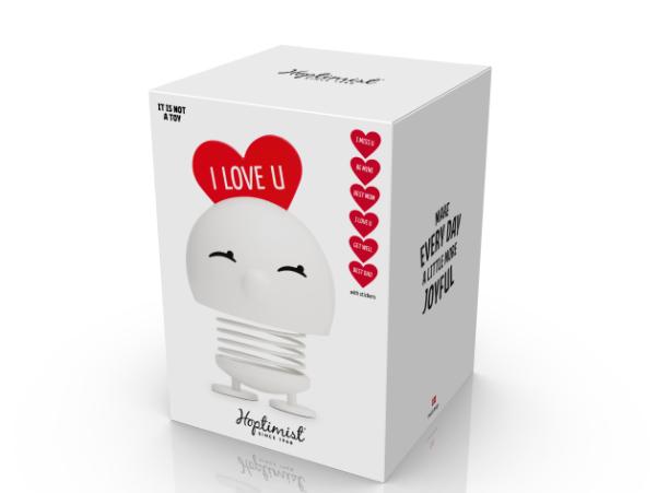 Bitz Hoptimist Love Bimble Hoptimist 7.5 X 8.5 X 12 Cm M White