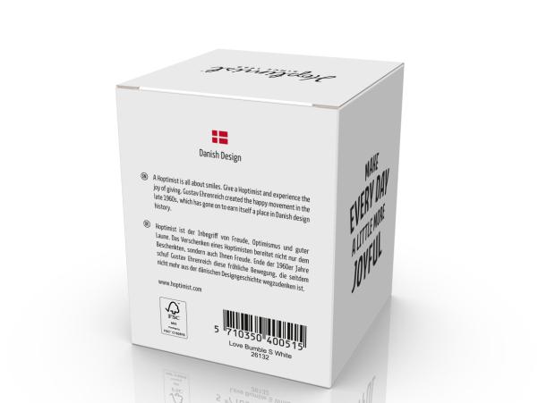 Bitz Hoptimist Love Bumble Hoptimist 5 8 X 5 X 8 2 Cm S White